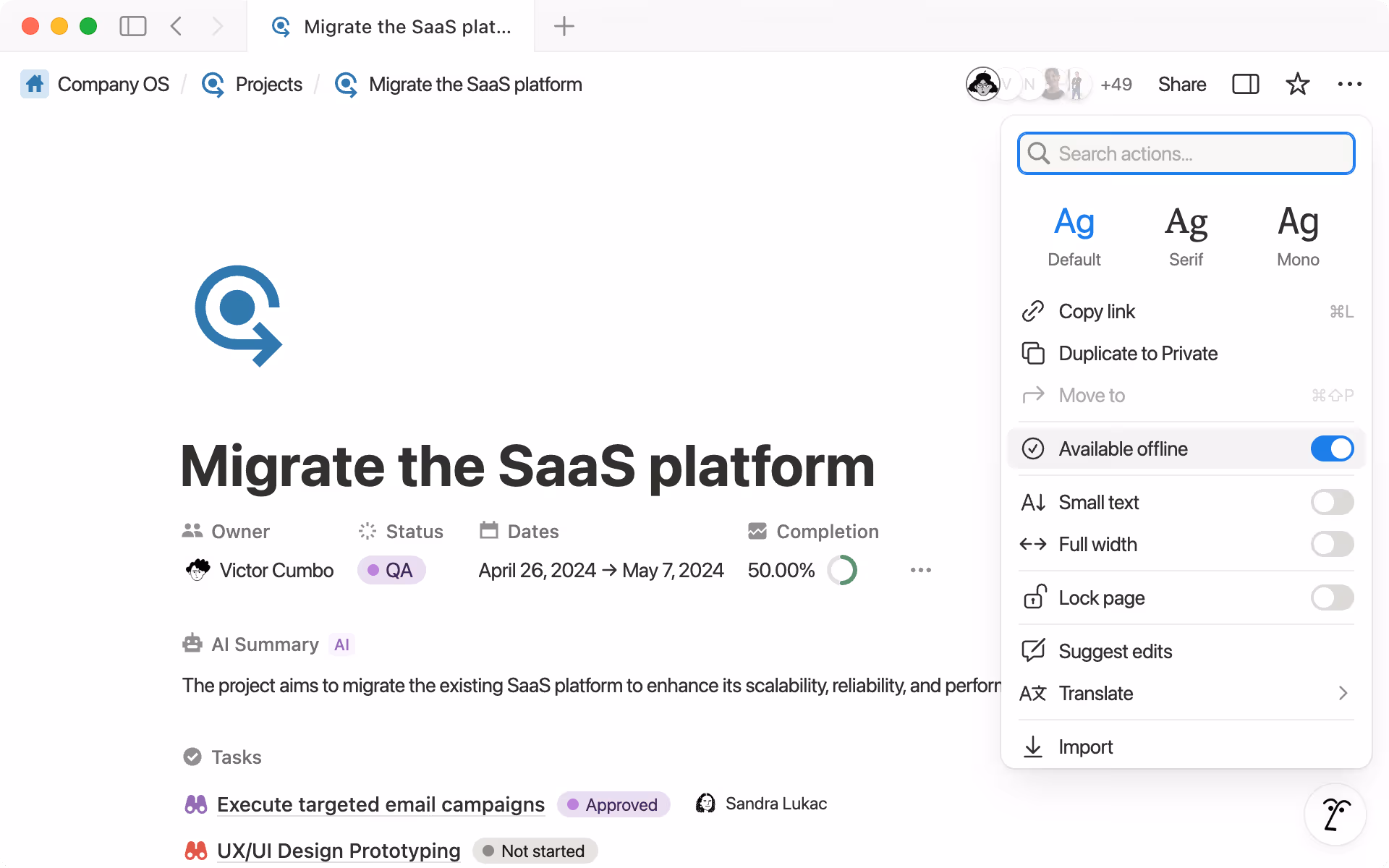 Offline mode heroscreenshot