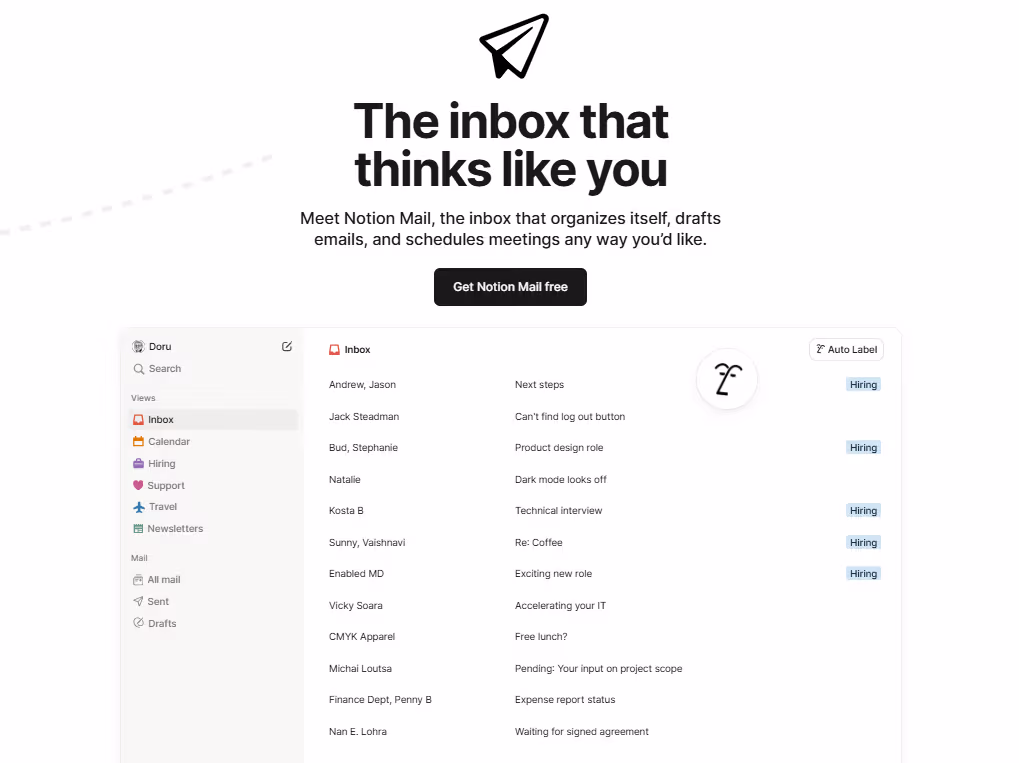 Notion Mail desktop client