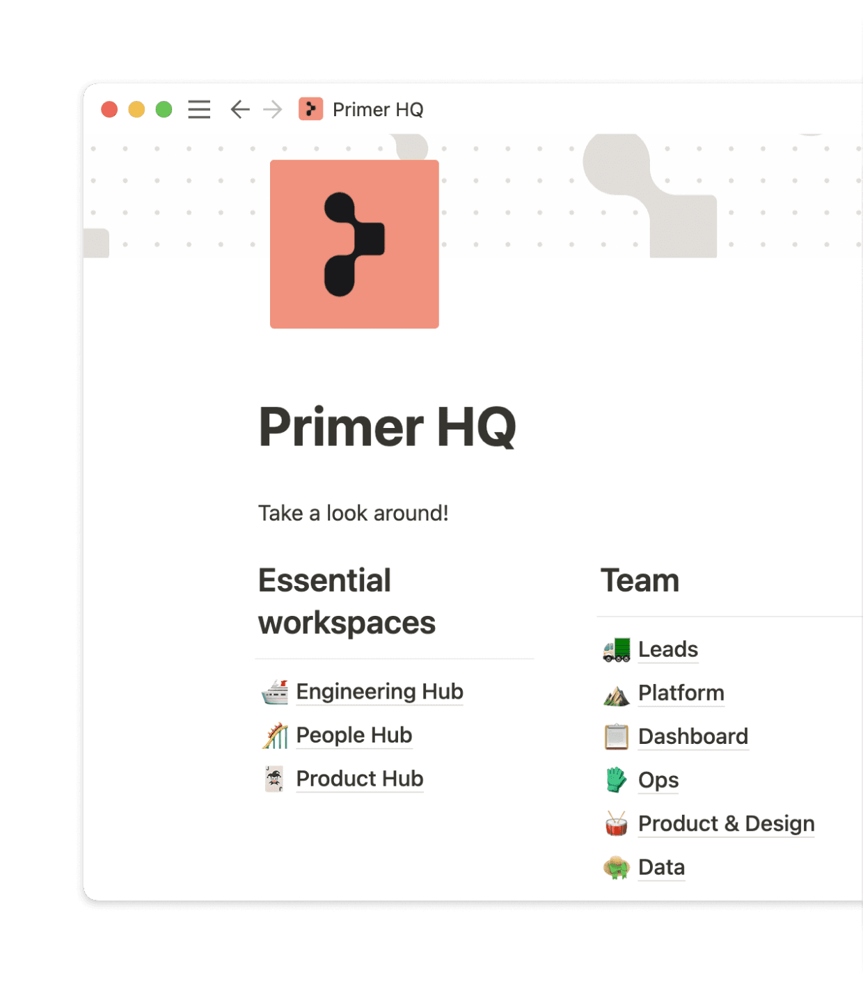 Primer HQ helps new employees get to know the industry, Primer, and their new team.