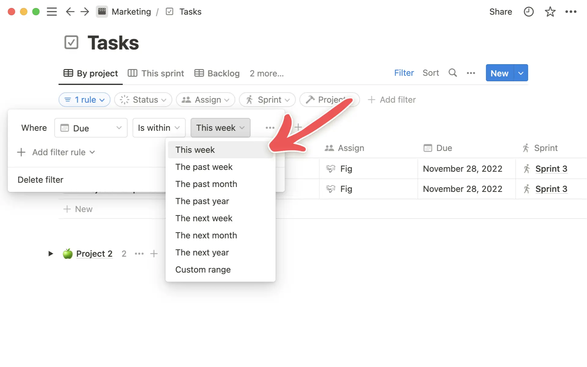 what's new this week filter
